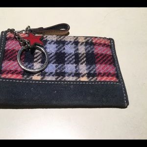 Coach tweed wallet